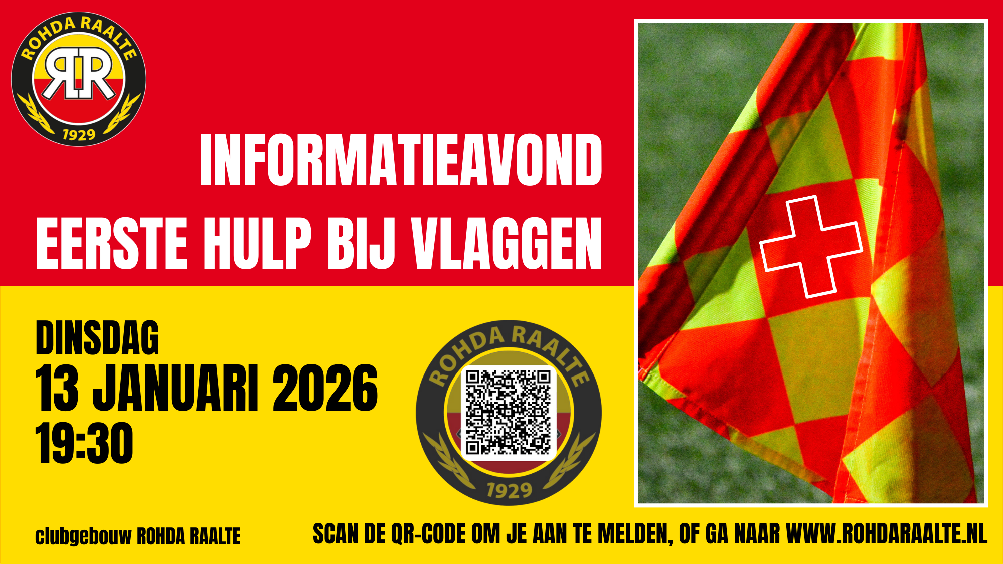 Informatiebijeenkomst: Eerste Hulp Bij Vlaggen