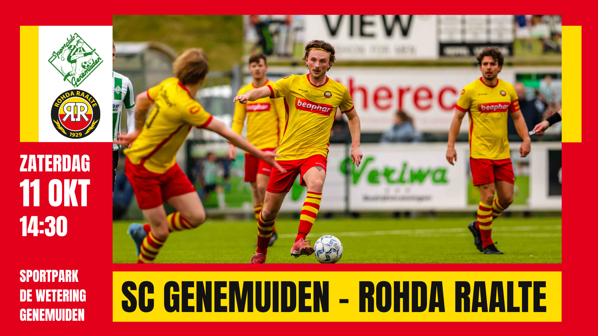 Voorbeschouwing SV Genemuiden vs. ROHDA Raalte – za. 11 oktober