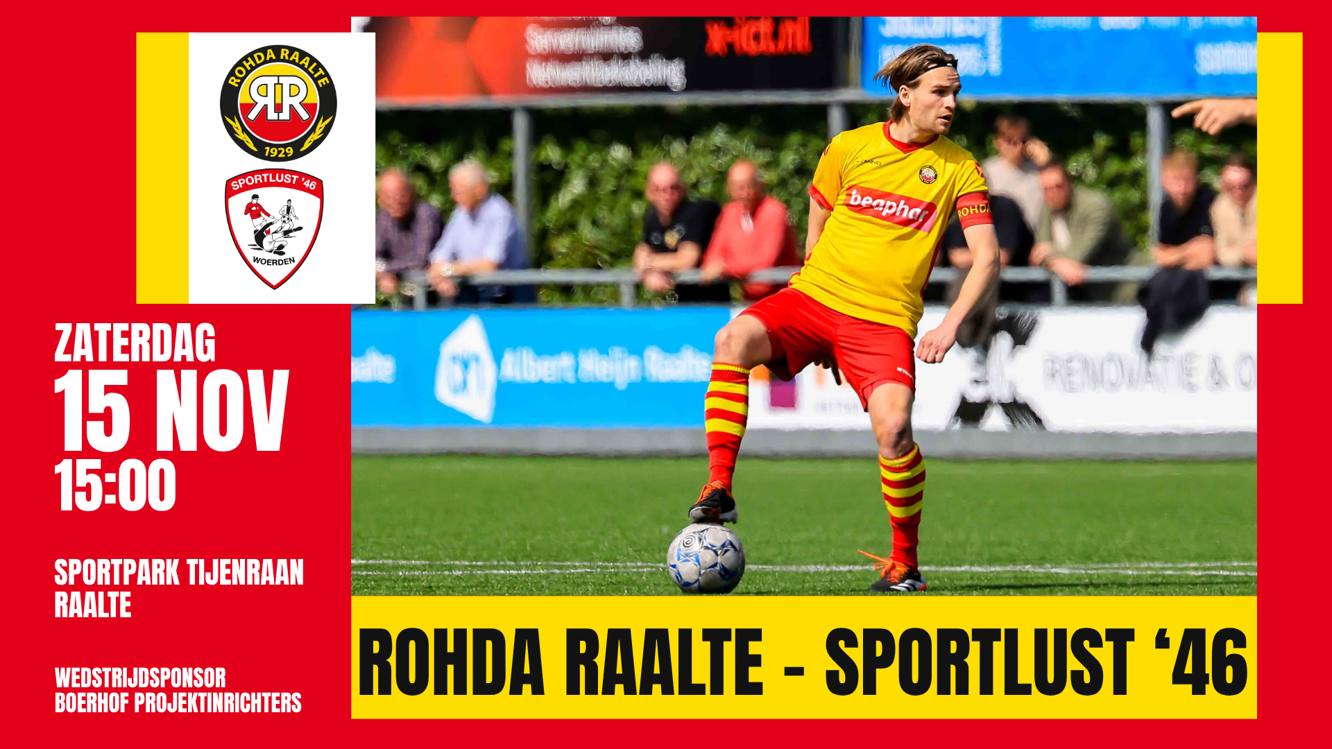 Voorbeschouwing ROHDA Raalte vs. Sportlust ’46 - 15 november