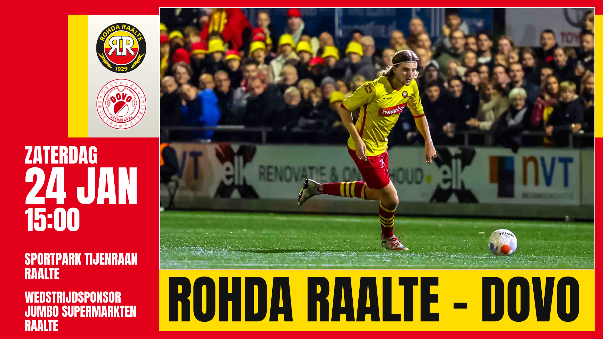 Voorbeschouwing ROHDA Raalte vs. DOVO - 24 jan. 2026