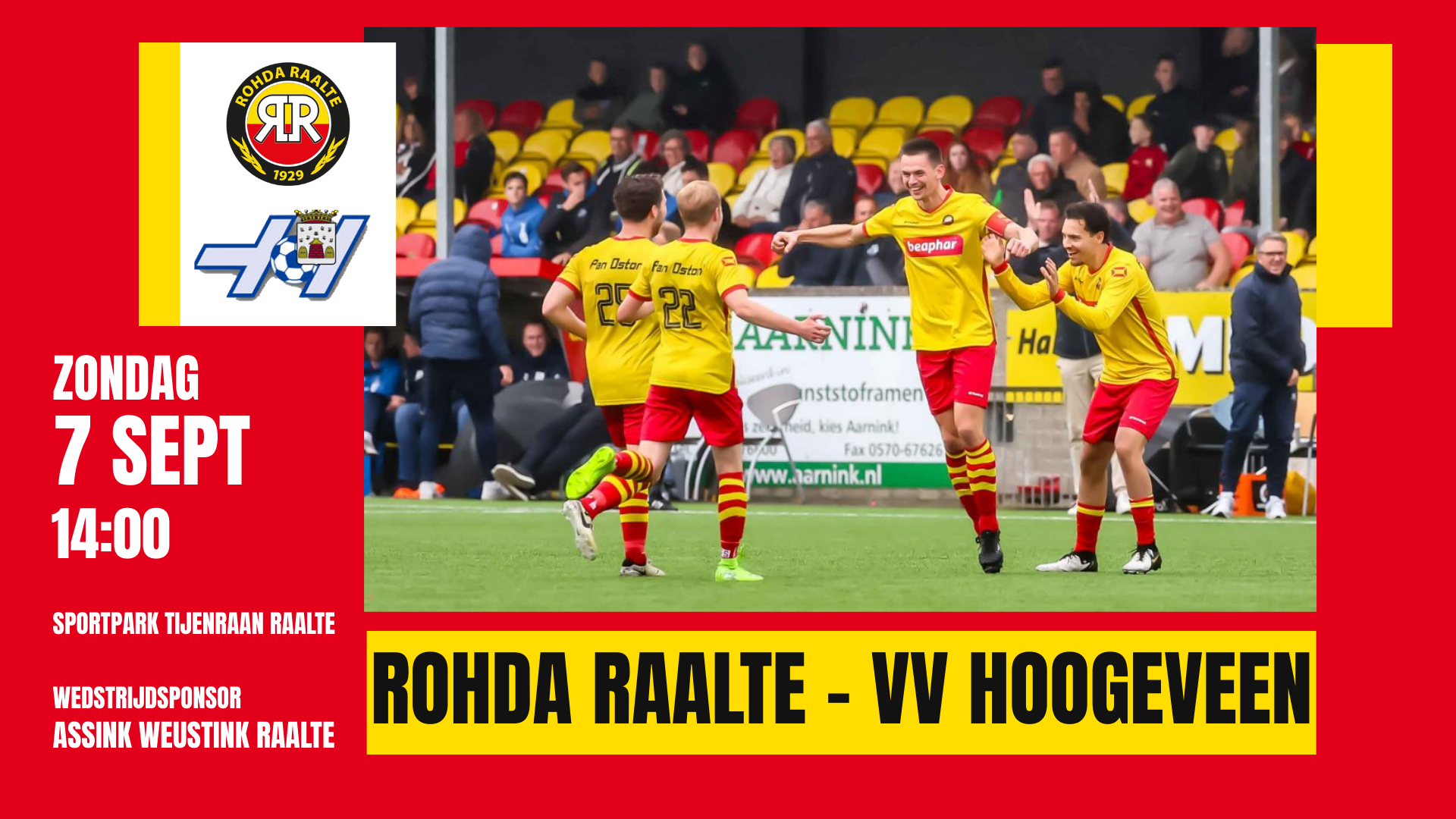 Voorbeschouwing ROHDA Raalte vs. VV Hoogeveen 7 september