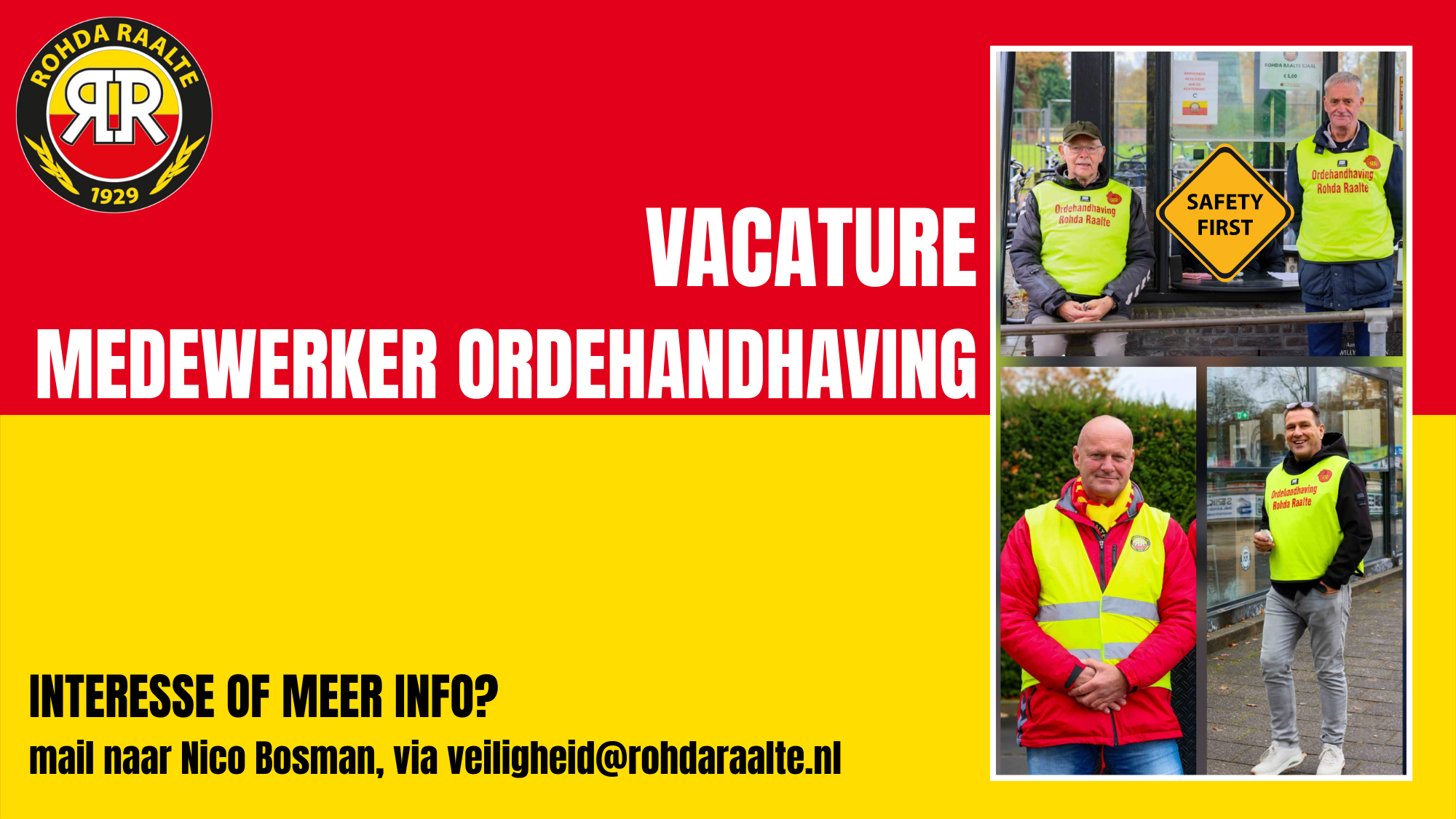 Help ons om Sportpark Tijenraan een fijne, veilige plek te houden!